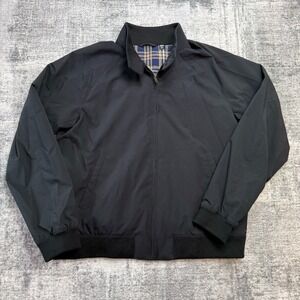 Uniqlo Blouson Jacket Adult XL Dark Navy Blue Swing Top Windbreak Bomber Zip Up